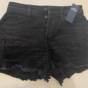 NEW hollister black festival shorts